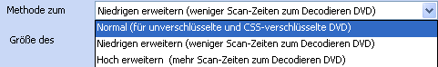 Methode wählen