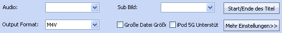 DVD Ripper Optionen