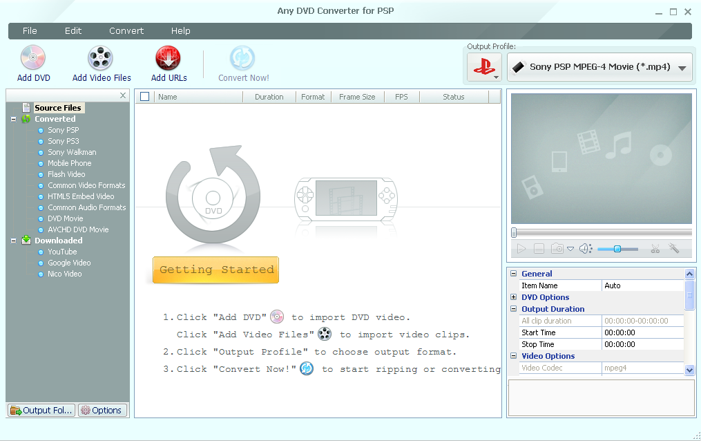 Any DVD Converter for PSP 4.6.1