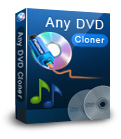 Any DVD Cloner = DVD コピー + DVD 圧縮 + DVD 書き込み