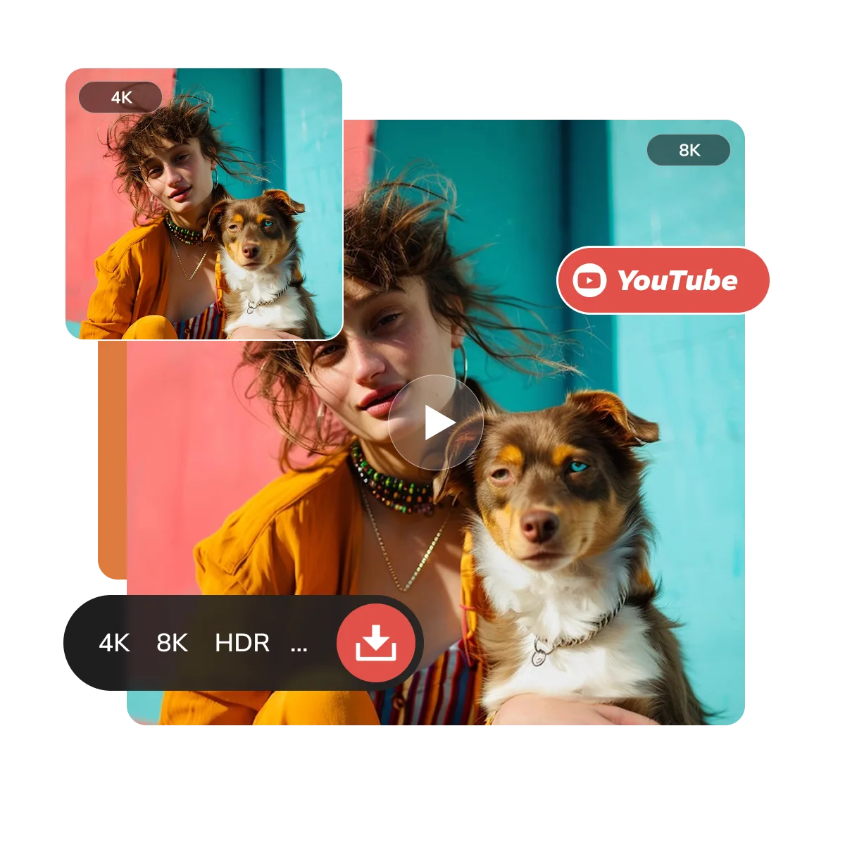 baixe vídeos do youtube: banner superior para pc