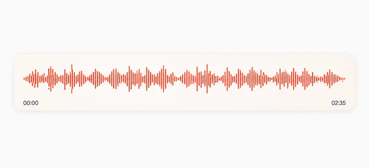 speech-to-text transcription waveform