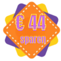 44 euro sparen