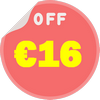 16 eur off