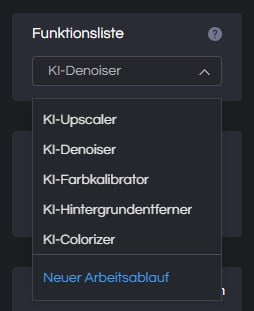 Funktionliste