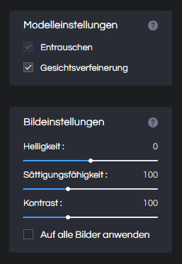 Scale und Gesichtsverfeinerung