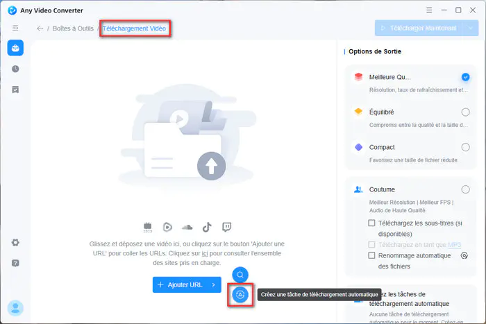 Ouvrir le téléchargement automatique