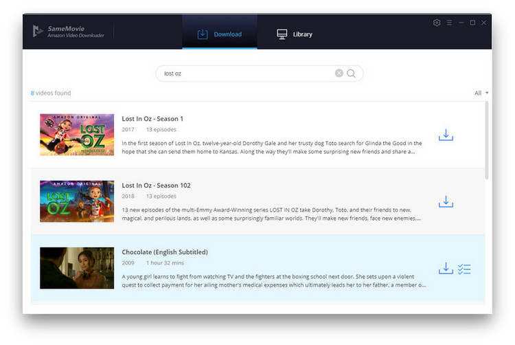 add videos from amazon prime video