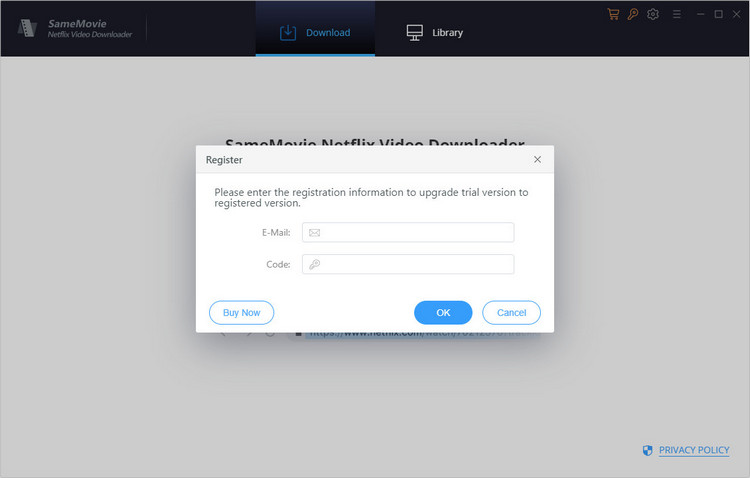 register netflix video downloader