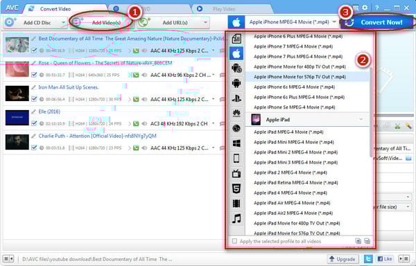 Convert Video to Video