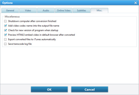 subtitles option
