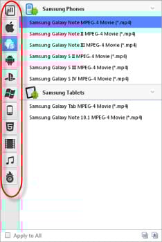 Convert Video to devices