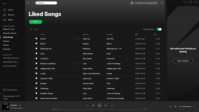 download music from spotify to pc with the premium