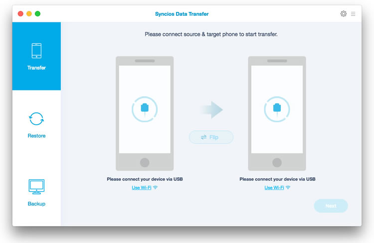 SynciOS Data Transfer Tutorial