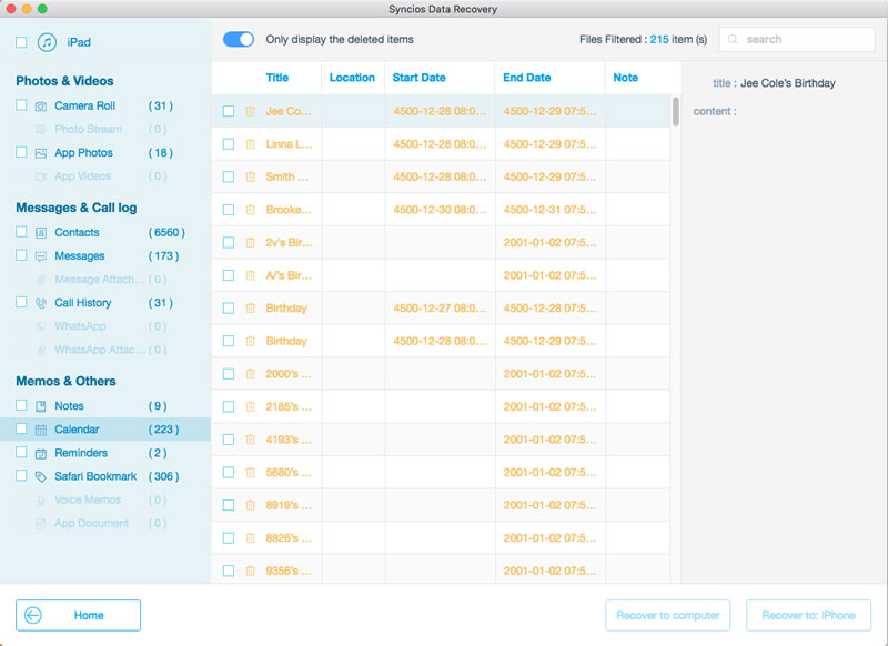preview itunes backup file