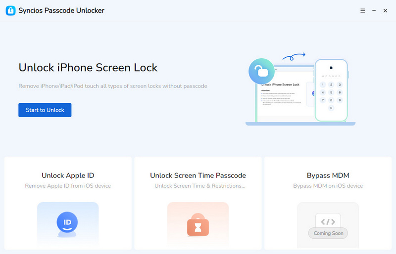 main interface