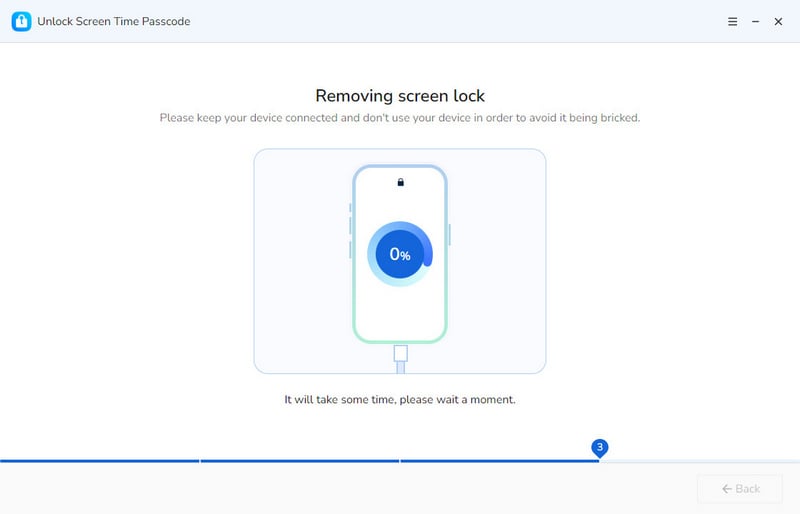 start to unlock iPhone