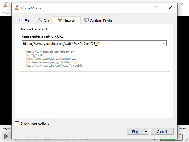 download youtube videos with vlc