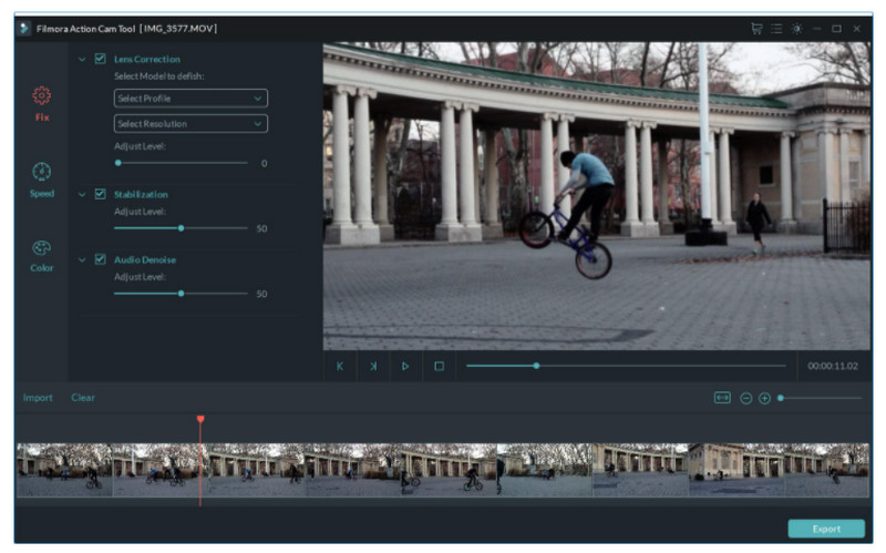 Improve old videos through Filmora Video Editor