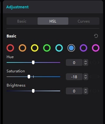 adjust hsl