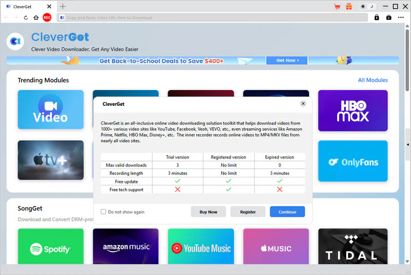 cleverget video grabber