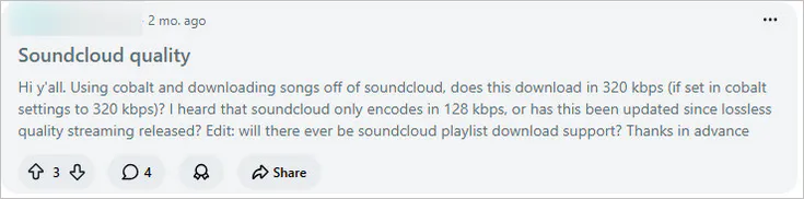 soundcloud quality report