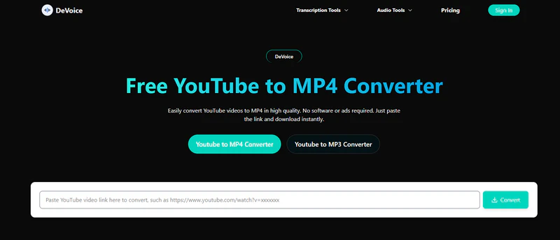 devoice mp4 converter
