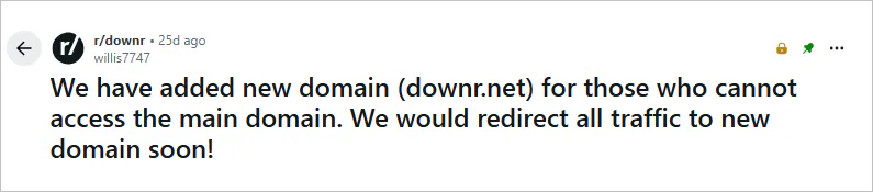 downr new domain
