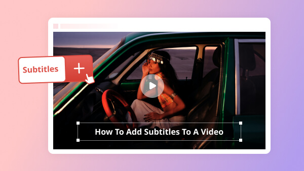 add subtitles to a video