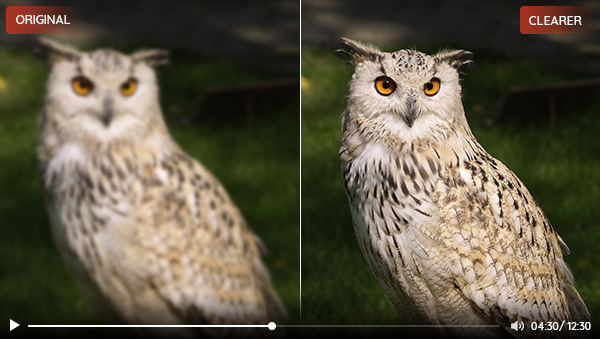how to make a video less blurry