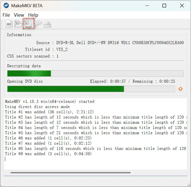 rip dvd to mkv with makemkv