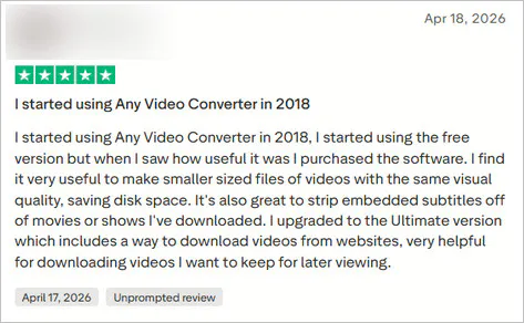 five star review 2