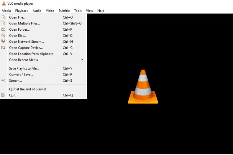 open VLC Media Player