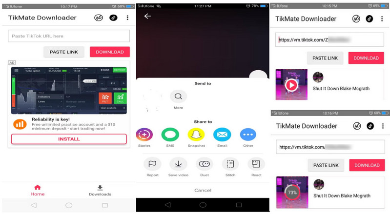 save tiktok videos with tikmate