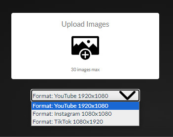 upload photos to convert2video