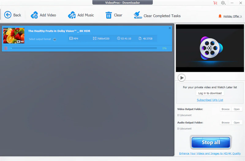 download youtube video as mp4 with videoproc