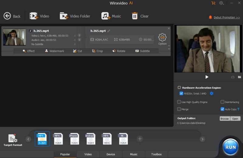 winxvideo ai h65 to mp4