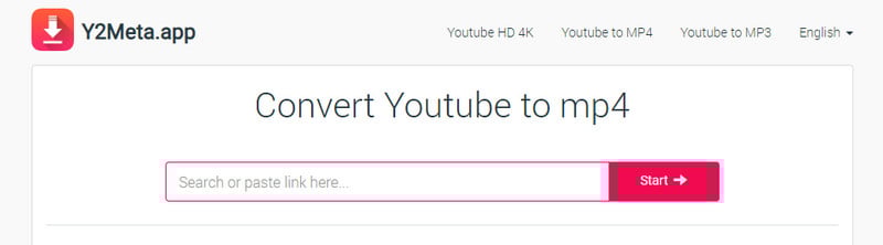 y2meta youtube to mp4 converter