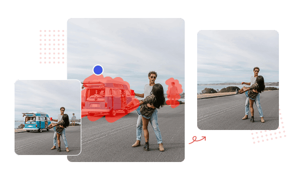 remove unwanted object from photo