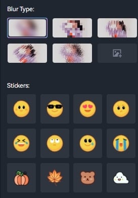 select blur type
