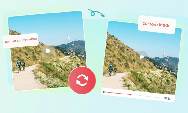 download facebook videos with custom mode