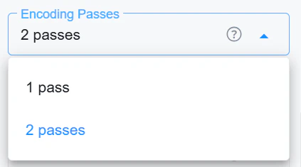 encoding passes