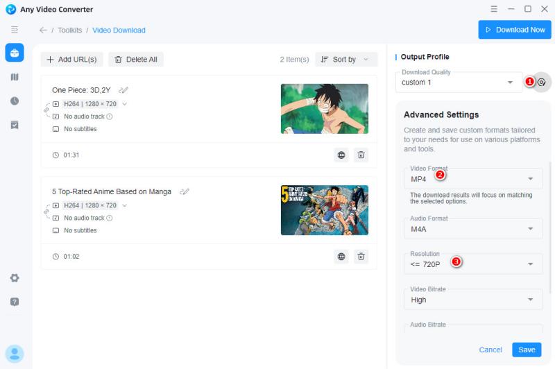 add anime links