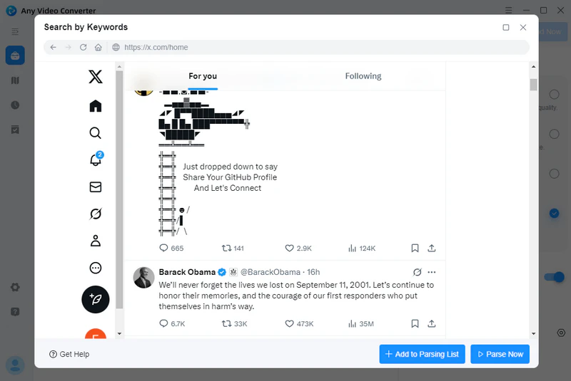 x browser
