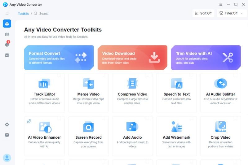 main interface