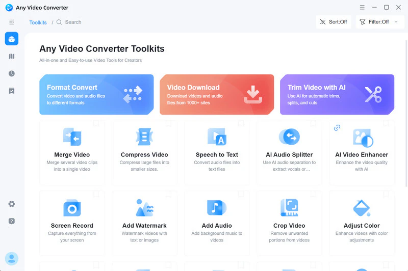 main interface
