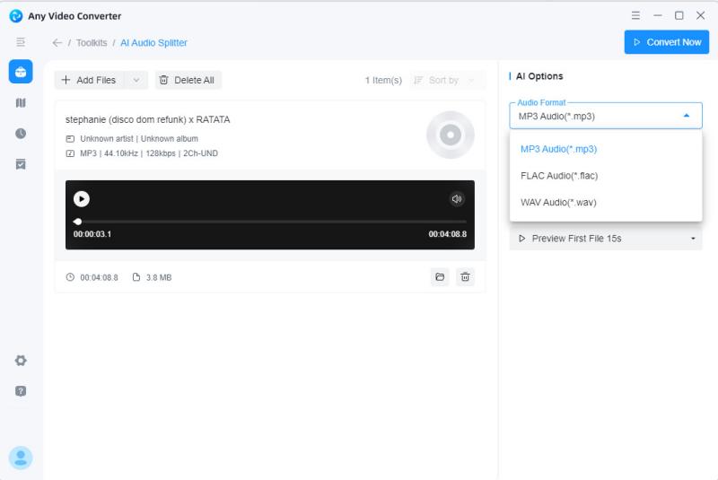 audio format