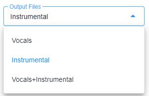 output files