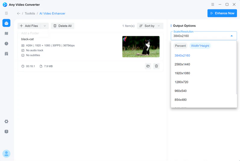 add low resolution video
