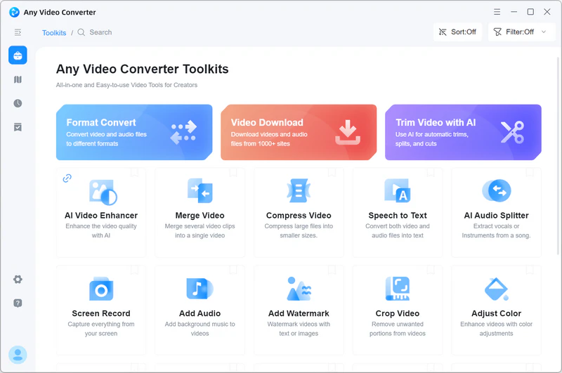 main interface